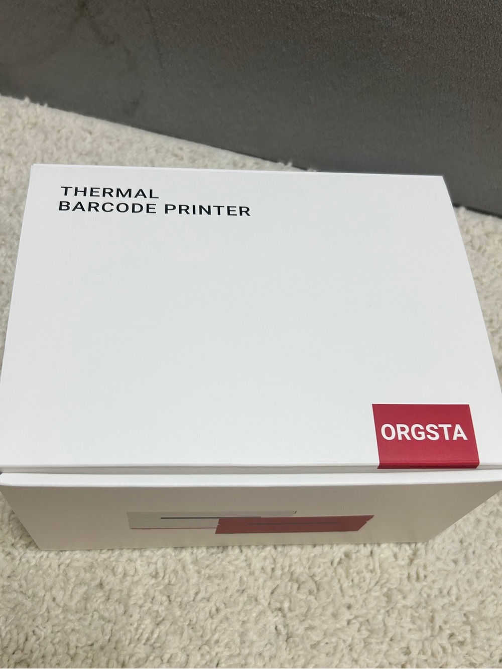NWT never used ORGSTA Thermal Barcode Printer - White -everything included